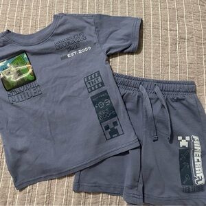 Minecraft Kids Matching Set - Blue